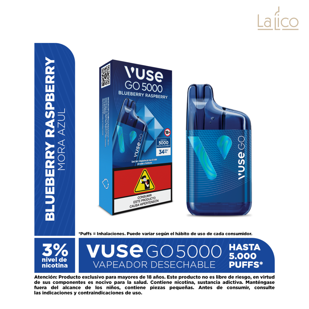 vuse go 5000 blue raspberry Rapberry 34mg (Mora Azul) – La Lico Choose Flavor:Banana Taffy Freeze Geek Bar Pulse – Battery-included