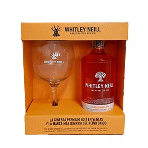 Ginebra Whitley Neill Gin Blood Orange 700ml + Copa