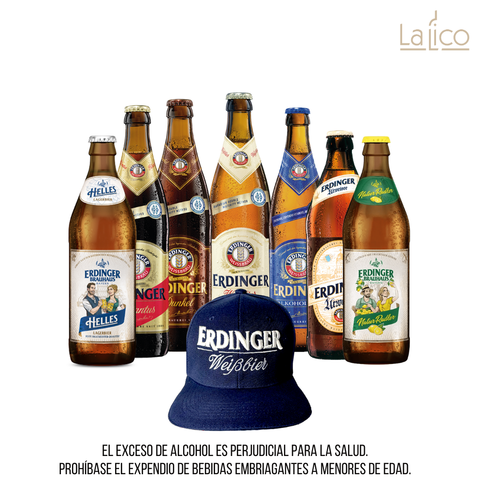 Familia Erdinger 500ml (Obsequio: Gorra De La Marca)