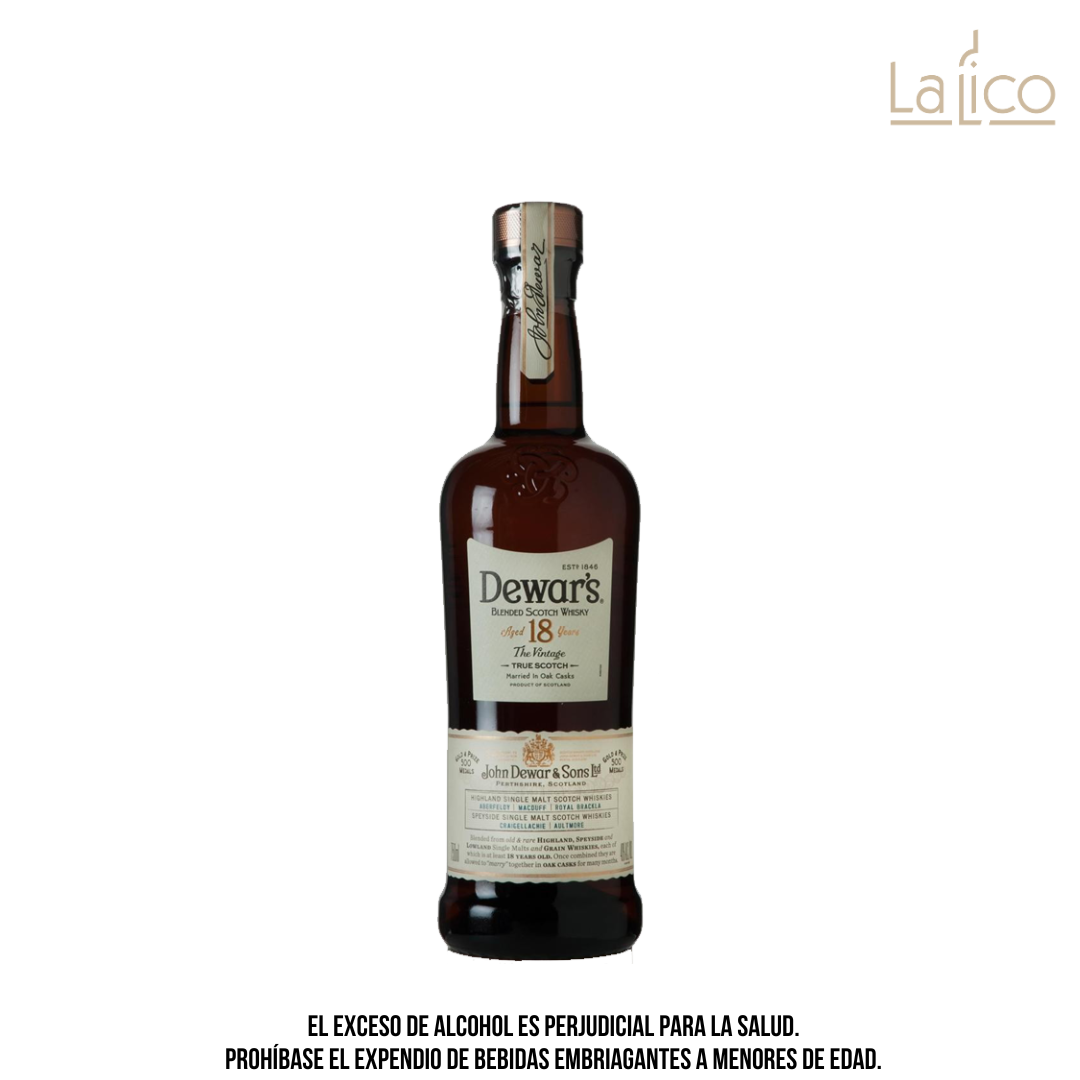 Dewars 18 años 750 ml