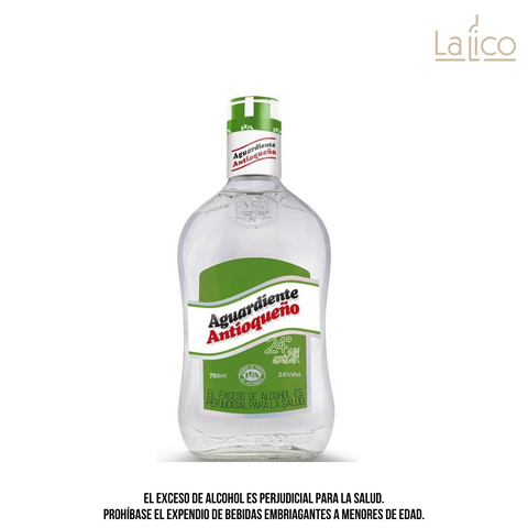 Antioqueño Verde 24° Sin Azucar 750 ml