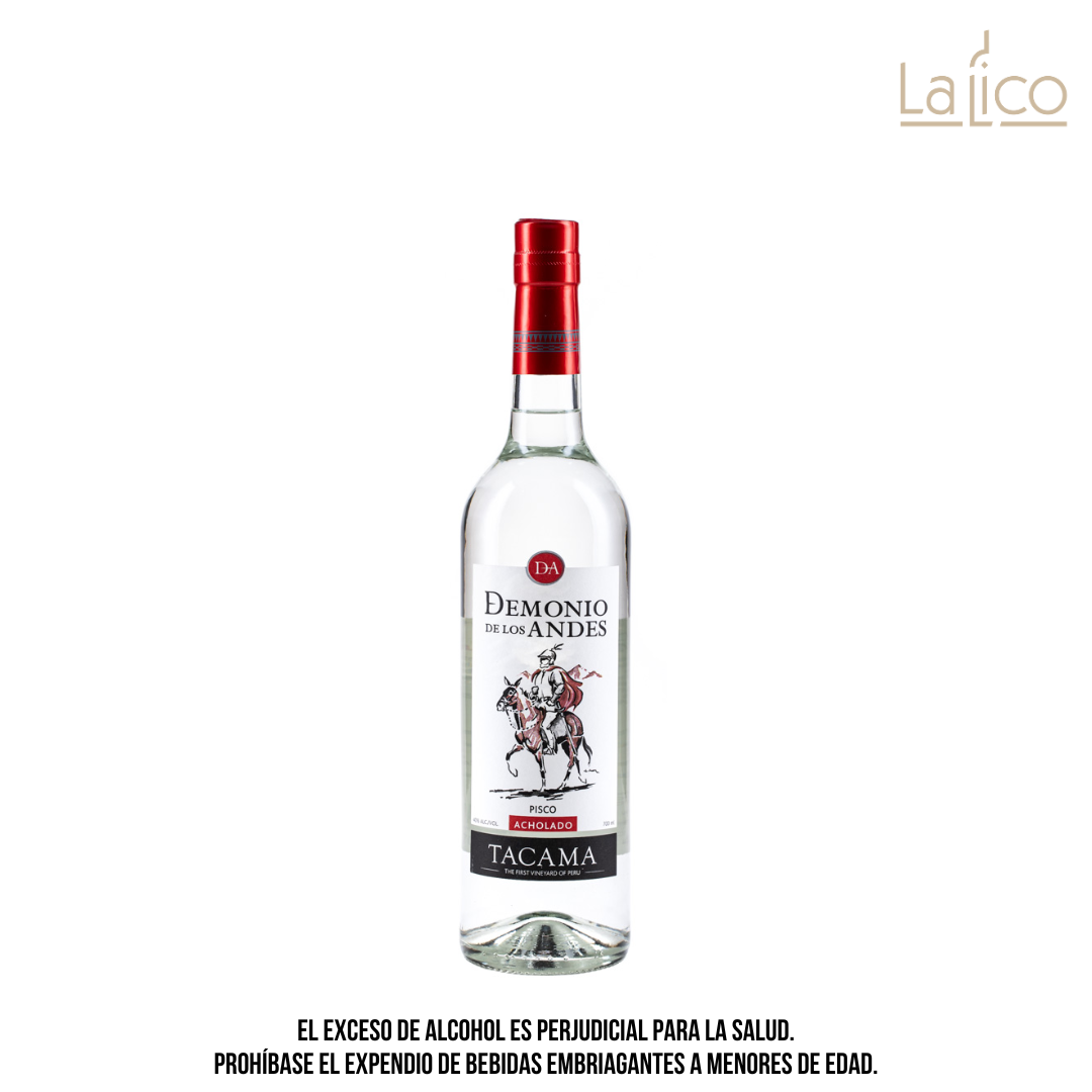 Pisco Demonio De Los Andes Acholado 700 ml