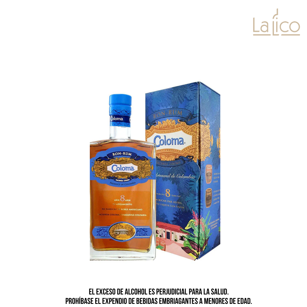 Ron Rum Coloma 8 Años 700 Ml