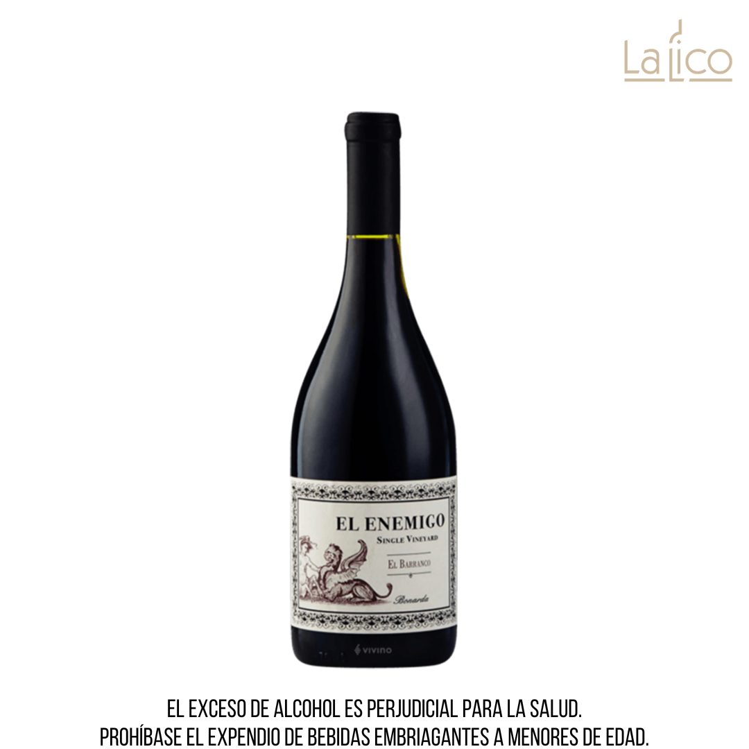 El Enemigo Barranco Bonarda 750ml