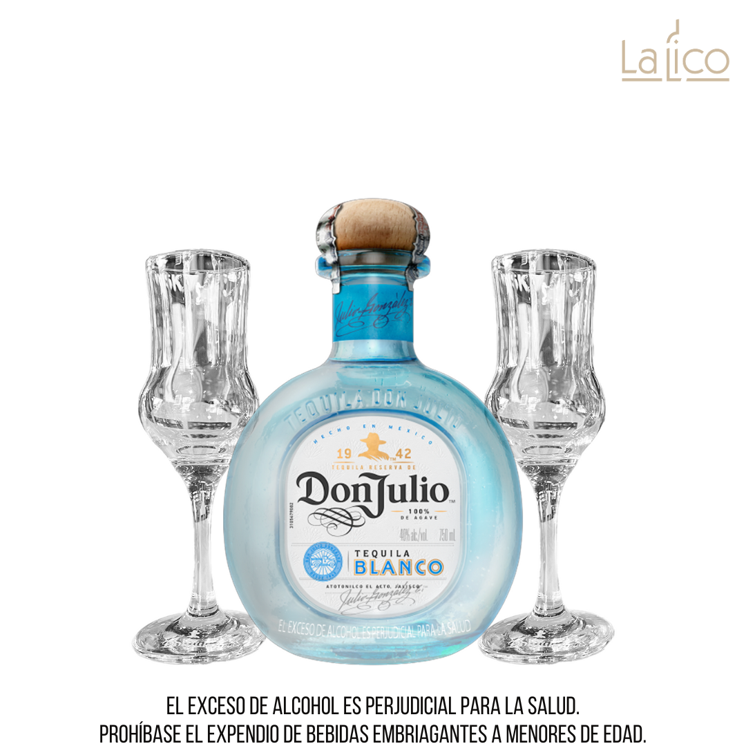 Don Julio Blanco 700ml + 2 Copas