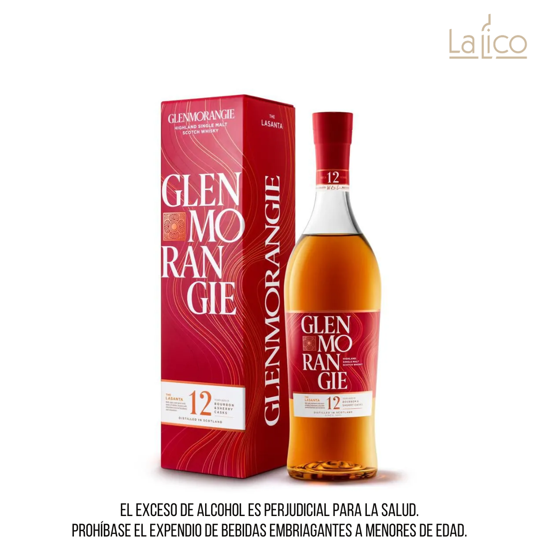 Glenmorangie La Santa 12 Años 700ml + Copa y Bolsita De La Marca