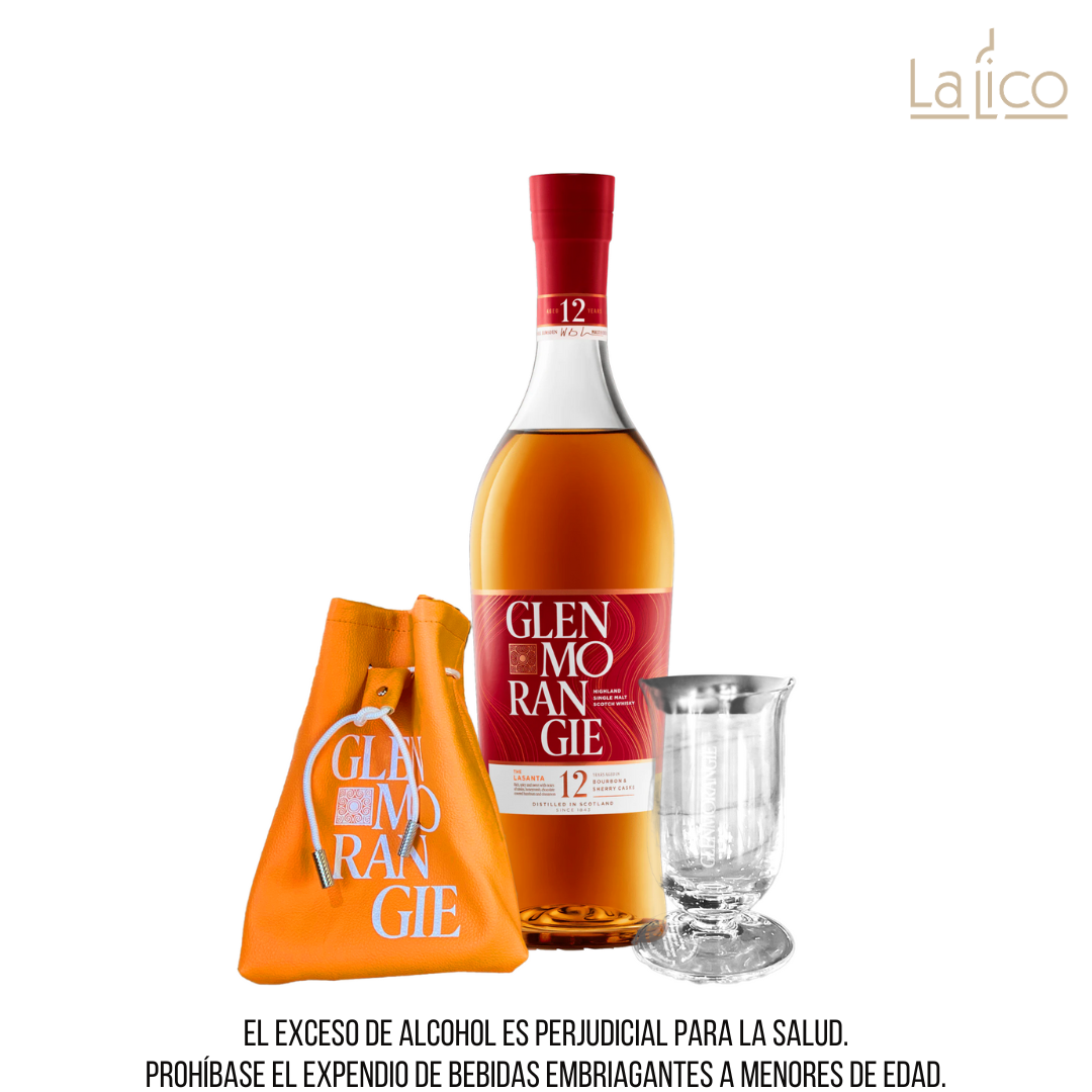Glenmorangie La Santa 12 Años 700ml + Copa y Bolsita De La Marca