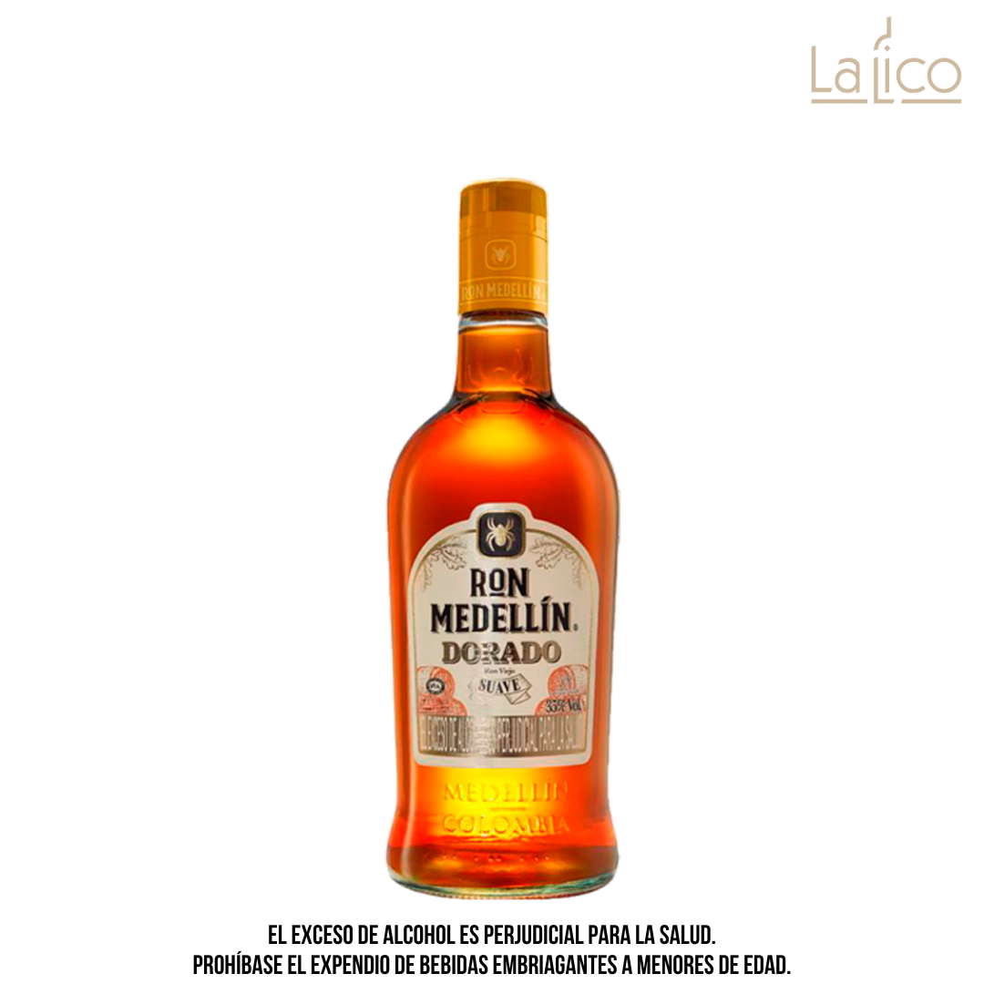 Ron Medellin Dorado 375ml