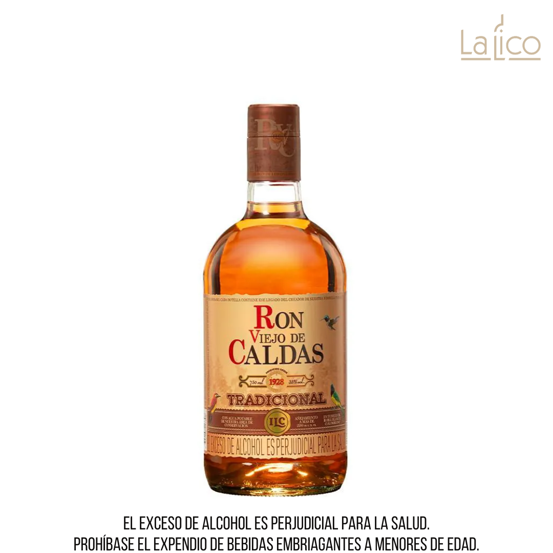 Ron Viejo De Caldas Tradicional 375ml