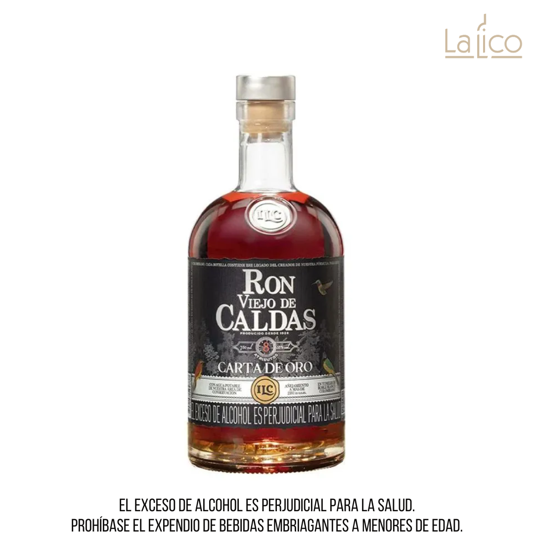 Ron Viejo de Caldas 8 Años 375ml