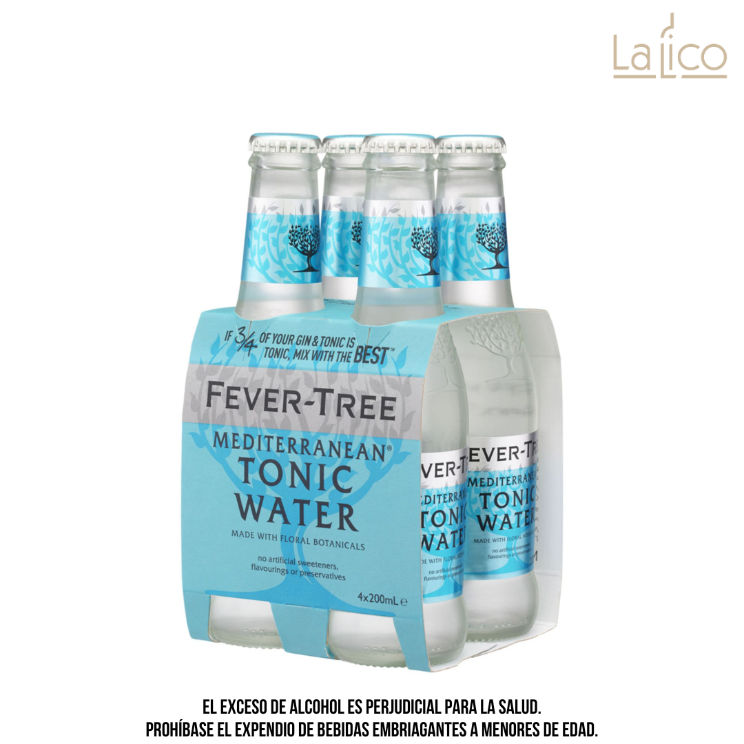 Four Pack fever Tree  Mediterranean 200ml