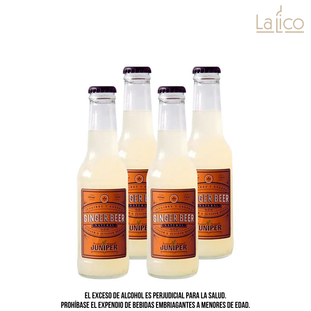 Juniper Ginger Beer 200ml X4