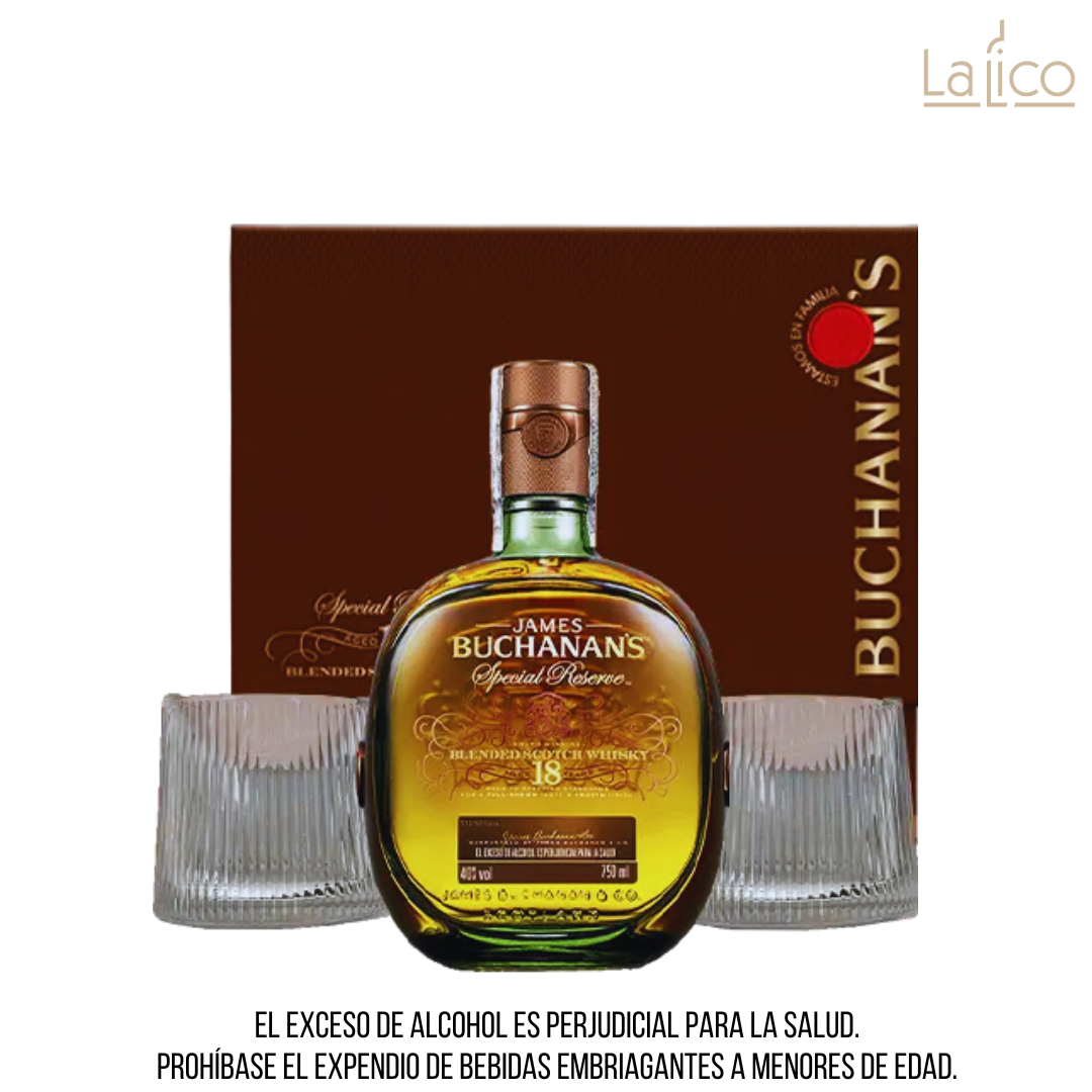 Pack Buchanan's 18 Años 750ml