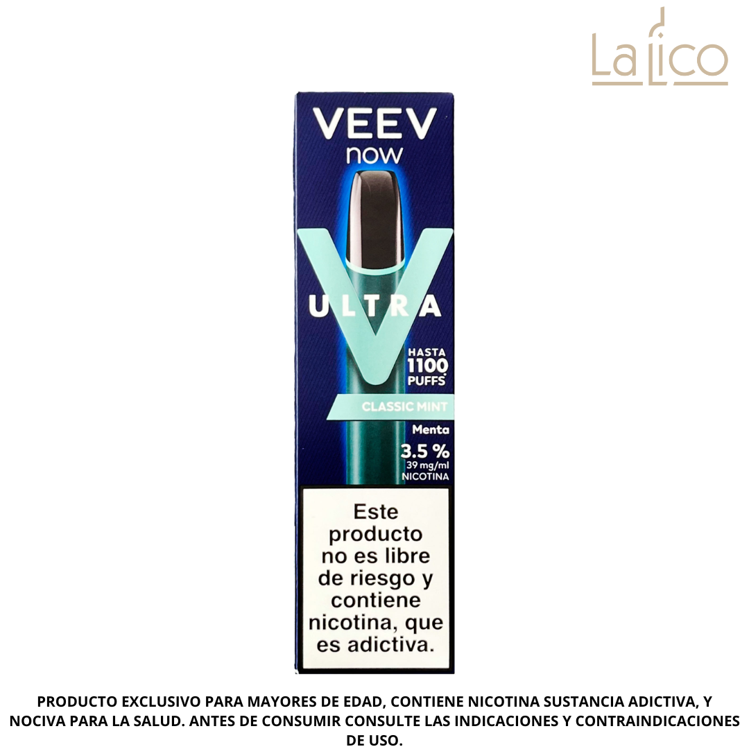 VEEV Now Ultra Menta 1100 Puffs – La Lico