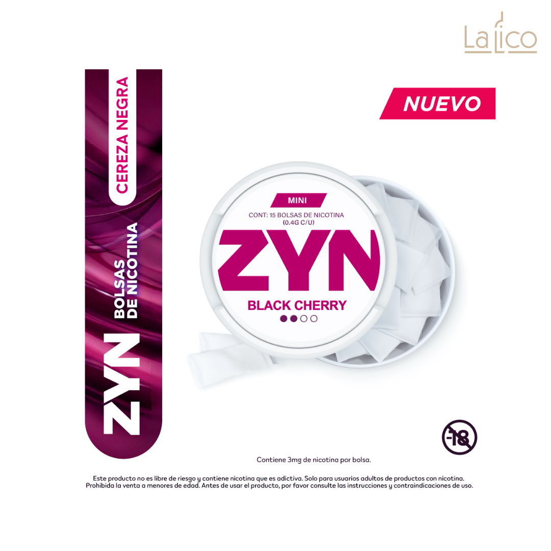 ZYN Black Cherry 3mg ( Cereza Negra)