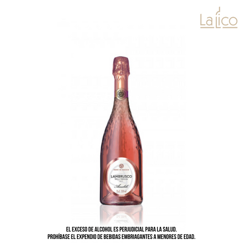 Lambrusco Cleto Rosado 750ml