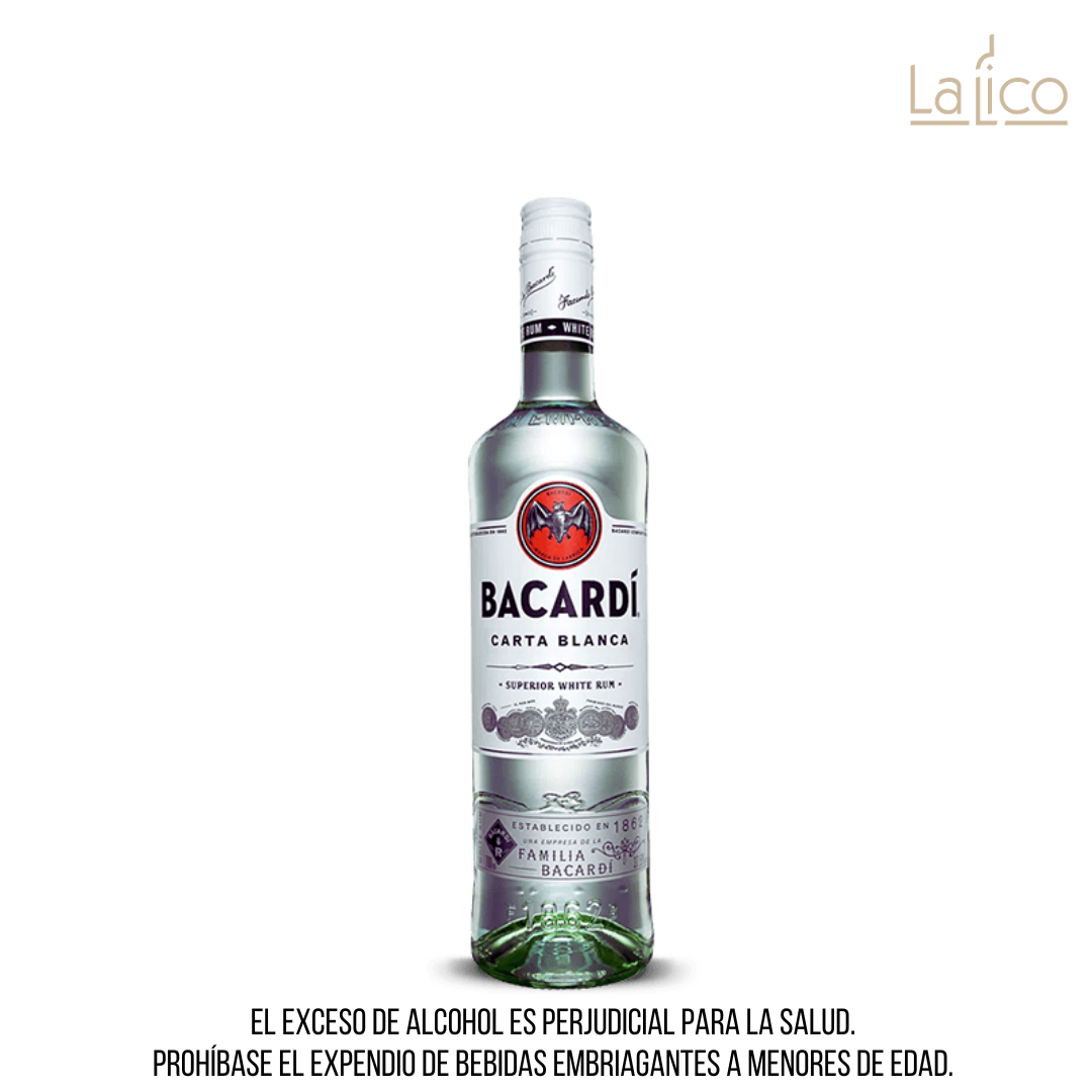 Ron Bacardí Carta Blanca 750ml