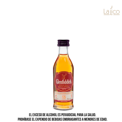 Glenfiddich 15 años 50ml