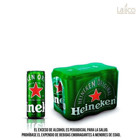 Heineken Lata 269ml X6