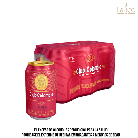 Club Colombia Roja Lata 330ml X6