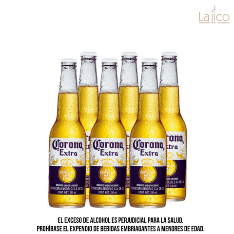 Corona Extra 330 Ml X6