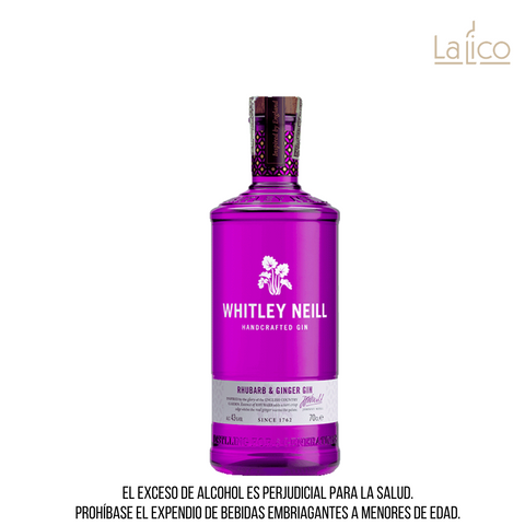 Whitley Neill Rhubarb & Ginger Gin 700ml