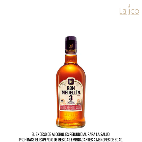 Ron Medellín 3 Años 375ml