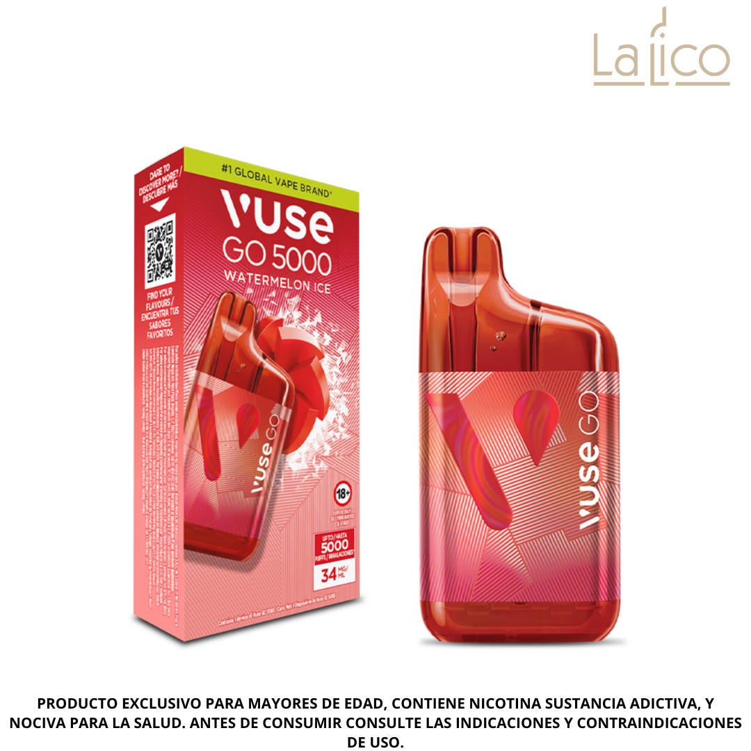 Vuse Go 5000 Watermelon Ice 34mg (Sandía)