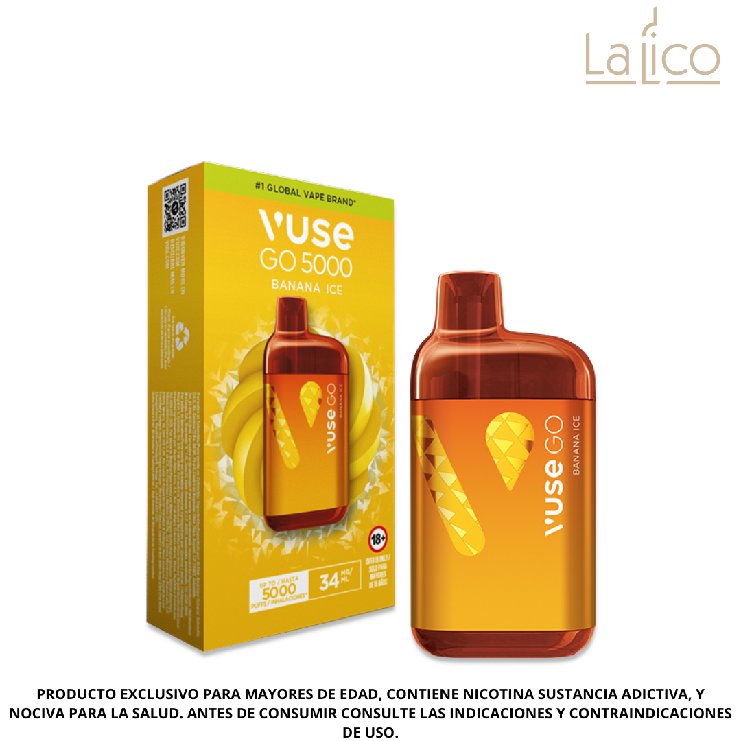 Vuse Go 5000 Banana Ice 34mg