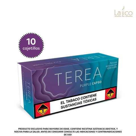 TEREA Purple Capso X10 Cajetillas