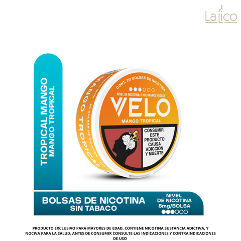 VELO Mango Tropical 8mg