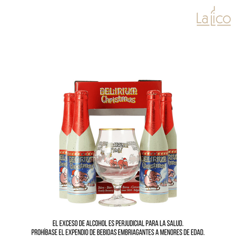 Estuche Delirium Christmas x4 + copa