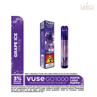 geekvape aegis solo 3 istruzioni Vuse Go 1000 Grape Ice 34mg (Uva+Mentol) – La Lico