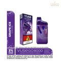 Vuse Go 8000 Grape Ice 34mg (Uva + Mentol)